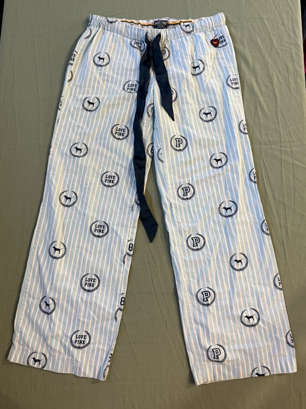 Women's Y2K Pink Victoria's Secret Wide Leg PJ Pants M